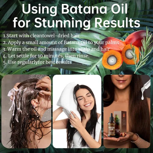 Miniatura 6 de Aceite de batana para el crecimiento del cabello, aceite de batana 100% orgánico de Honduras con romero, mejora la nutrición del cabello y la piel