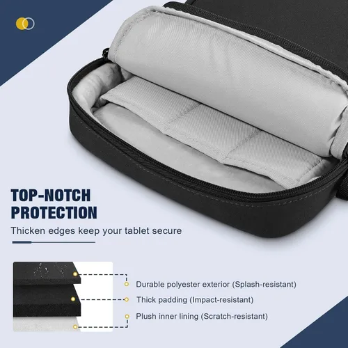Miniatura 4 de MoKo Funda protectora de 360° para tablet de 13 pulgadas, compatible con iPad Pro M5 y Air M4 2026, iPad Pro de 12.9 pulgadas, Galaxy Tab S9/S8 Plus