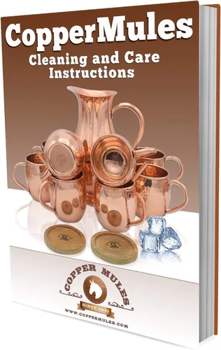 Miniatura 4 de Copper Mules Taza de Cobre PURO Interior de Cobre CRUDO Ideal para Beneficios de Salud Ayurvédicos y Moscow Mules - Acabado Martillado a Mano