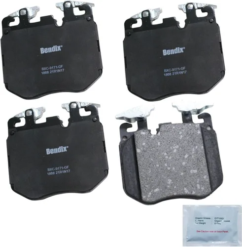 Miniatura 19 de Pastillas de freno delanteras cerámicas Bendix Priority1 CFC2302 para Hyundai Elantra 2021, Sonata 2022-2020, Kia K5 2023-2021