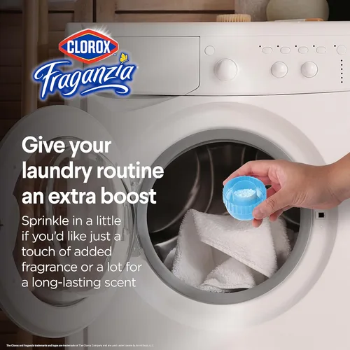 Miniatura 3 de Clorox Fraganzia - Cristales potenciadores de aroma para lavandería en aroma a lino - Perlas perfumadas para lavado para ropa y sábanas frescas