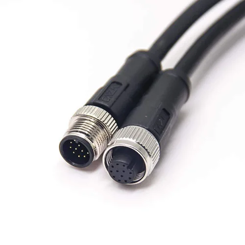 Miniatura 15 de Elecbee Conector M12 5 Pin A-Code Hembra a Hembra Cable terminado doble 1M/3.3ft