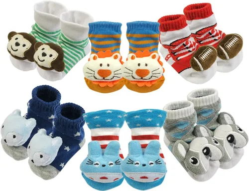 Miniatura 10 de Bowbear Adorables calcetines antideslizantes para bebé, 6 pares