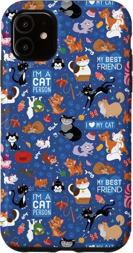 Miniatura 8 de Disney Carcasa para iPhone 17, diseño de gatos I Love My Cat