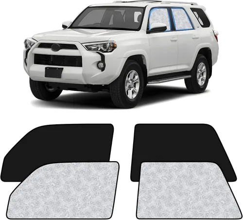 Miniatura 12 de ZATOOTO Persianas para ventana de automóvil, paquete de 4 fundas para ventana de automóvil con bloqueo UV de alta calidad, cortinas de ventana