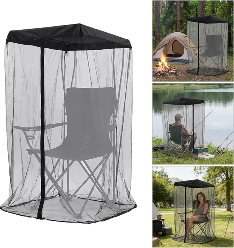Miniatura 2 de Outdoor Folding Chair Meshes Portables Chair Canopies Breathable Tent for Camping and Fishing