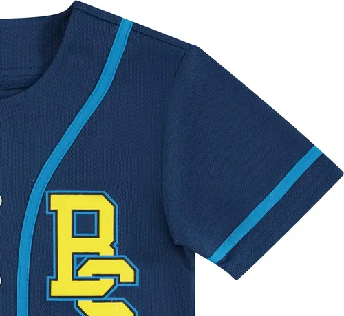 Miniatura 4 de The Simpsons Homer, Bart, Lisa - Camiseta de béisbol de malla con botones para niños