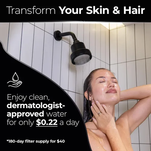 Miniatura 6 de Silvery Cabezal de ducha filtrado de alta presión - Agua limpia aprobada por dermatólogos con filtro Silvery Technology™ - El cabezal de ducha