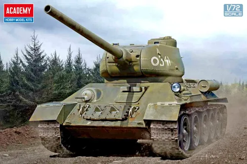 Miniatura 6 de Academy 13421 1/72 Ejército Soviético T-34-85 Modelo de plástico de tanque medio