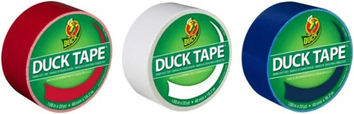 Miniatura 8 de Duck Paquete de 6 cintas adhesivas de color arcoíris brillante, rosa neón, naranja neón, amarillo, verde neón, azul y morado, 105 yardas en total