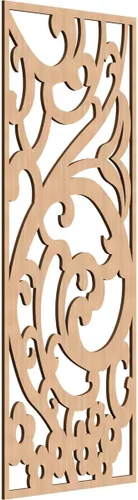 Miniatura 83 de Bridgewater - Paneles de pared decorativos de madera con calado, 9 3/8 pulgadas de ancho x 24 3/8 pulgadas de alto x 1/4 de alto, nogal
