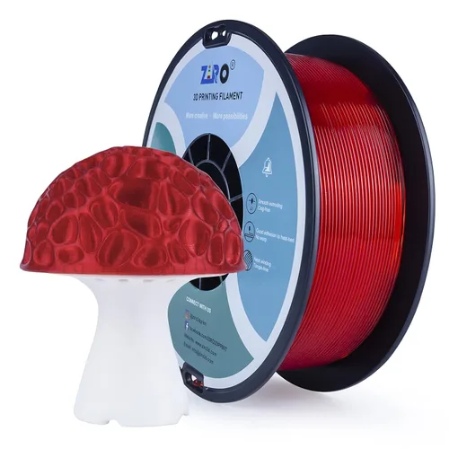 Miniatura 15 de ZIRO Filamento PLA fluorescente de 0.069 pulgadas, luminoso solo por luz UV, filamento de impresora 3D de efecto brillante, carrete de 2.2 libras