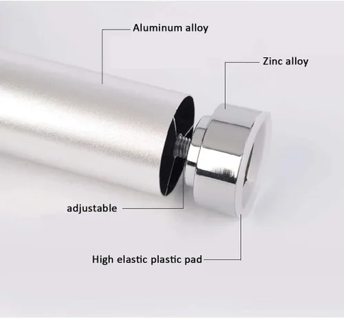 Miniatura 7 de Patas ajustables para cama de muebles, patas de repuesto de aleación de aluminio, patas de soporte de aleación de aluminio, conexión de código