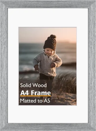 Miniatura 84 de KINLINK 3.5x5 Picture Frame, Ash Black Solid Wood Frame with Plexiglass for Table Top and Wall Mounting, Photo Frame for Horizontal or Vertical