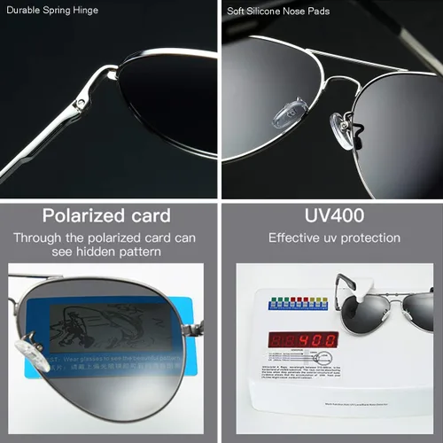 Miniatura 186 de Gleyemor Lentes de sol polarizados estilo aviador para niños y niñas, jóvenes, adolescentes, dos tamaños de 1.969 in y 2.047 in