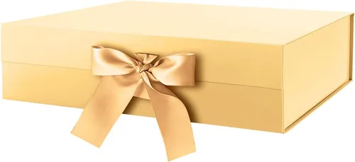 Miniatura 27 de HAPPY POTATO Caja de regalo grande con tapa y cinta, caja de propuesta de padrino, caja de regalo magnética para regalos