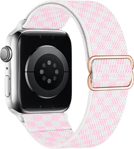 Miniatura 23 de Correas elásticas de nailon compatibles con Apple Watch de 1.496 pulgadas, 1.575 pulgadas, 1.614 pulgadas, 1.654 pulgadas, 1.732 pulgadas, 1.732