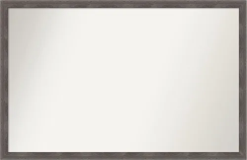 Miniatura 395 de Amanti Art Espejo personalizado, espejo de baño gris plomo a rayas, espejo de pared o espejo de tocador de baño sobre el fregadero