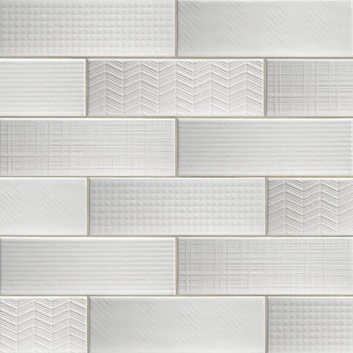 Miniatura 18 de MSI Urbano Crema 3D Mix - Azulejos de metro de cerámica brillante de 4 x 12 pulgadas para baño, cocina y pared decorativa