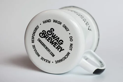 Miniatura 3 de Swag Brewery LET'S KEEP THE DUMBFUCKERY TO A MINIMUM TODAY - Taza de café esmaltada, regalo divertido para los amantes del vodka, el bourbon