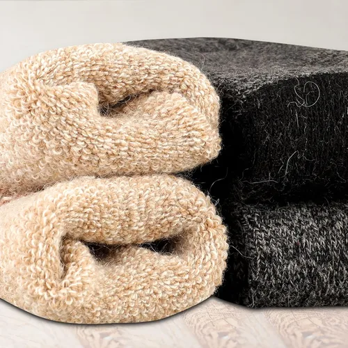 Miniatura 3 de Heatuff Calcetines de lana de invierno para mujer, cálidos, suaves, con cojín completo (5 pares)