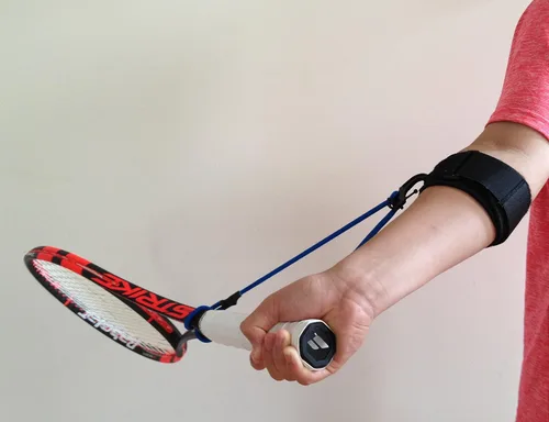 Miniatura 2 de PermaWrist Entrenador de muñeca para golpe de tenis, ayuda para derechazos, reveces, voleas y saques