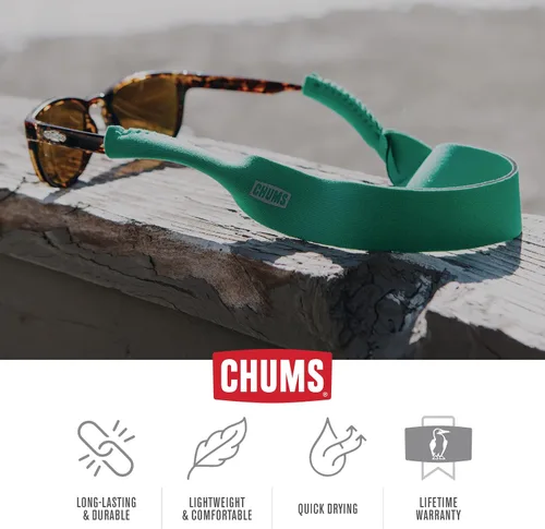 Miniatura 4 de Chums Retenedor de gafas de neopreno con estampado - Correa deportiva duradera para gafas de sol flotantes