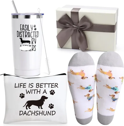 Miniatura 8 de Regalos para el día de la madre, regalo para mamá, regalo para amantes de los perros para mujeres, regalo de Navidad para mamá perro con vaso