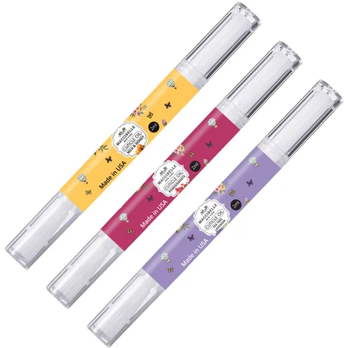 Miniatura 11 de Pluma de aceite puro de granada para cutículas y uñas, 0.1 fl oz, cura las cutículas secas y agrietadas. Pomegranate