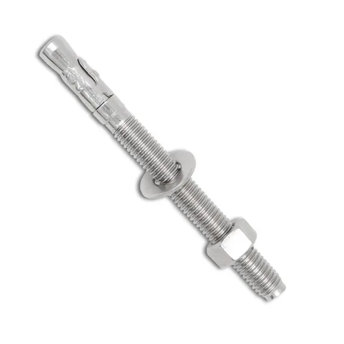 Miniatura 8 de Anclaje de cuña de 1/2" x 3-3/4 pulgadas, anclajes de hormigón de acero inoxidable, sujetadores de pernos de expansión de trabajo pesado