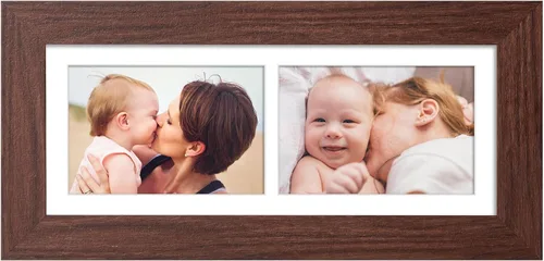 Miniatura 560 de Marcos de Fotos Collage de 13.5X15.5 con 7 Aberturas para Fotos de 4X6, Marco de Fotos Múltiples con Paspartú para Decoración de Pared, Grano