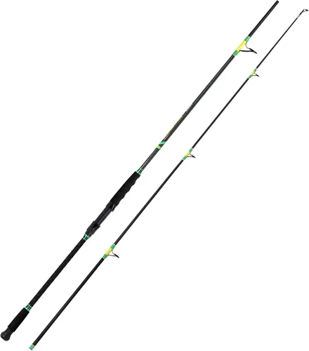 Miniatura 7 de Fiblink Caña de pescar de 2 piezas, caña de pescar de fibra de carbono (8'/8'6"/9')