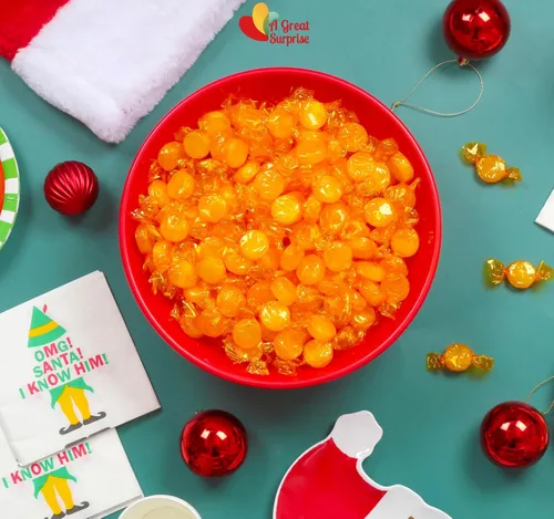 Miniatura 7 de A Great Surprise Caramelo duro de mantequilla prémium – 4 libras – Botones de caramelo de caramelo envueltos individualmente – Caramelo clásico
