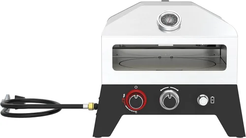 Nexgrill Horno de pizza de gas para exteriores de 30 cm, estufa portátil de propano, parrilla para pizza, sistema de rotación fácil, cocina al aire
