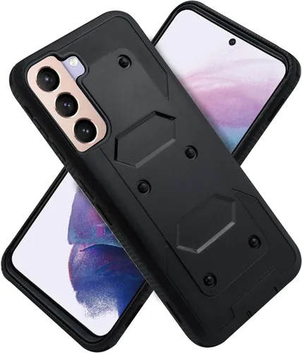 Miniatura 8 de Para Samsung Galaxy S21 6.2 pulgadas 2021, con clip para cinturón, funda resistente de cuerpo completo, protector de pantalla integrado, funda