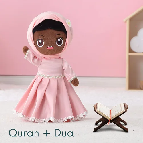 Miniatura 3 de Mommy Yasmin - Muñeca Hijab para calmar y hablar Surah & Dua Regalo de cumpleaños Interactivo + sensorial + relajante Control remoto