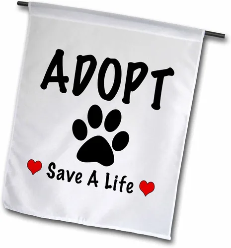 Miniatura 2 de 3dRose Adopt Save A Life Red