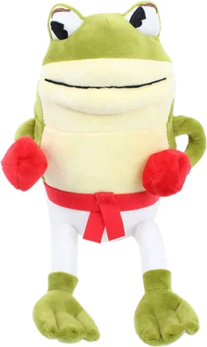 Miniatura 2 de Figura de muñeca de peluche de la rana 2 piezas
