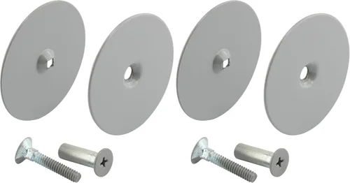 Miniatura 5 de Prime-Line U 9515 - Placa de acero para orificio de puerta, color gris (paquete individual)