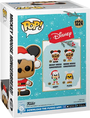 Miniatura 3 de Funko Pop! Mickey Mouse - Figura de vinilo de galleta de jengibre, multicolor, 3.74 pulgadas de alto