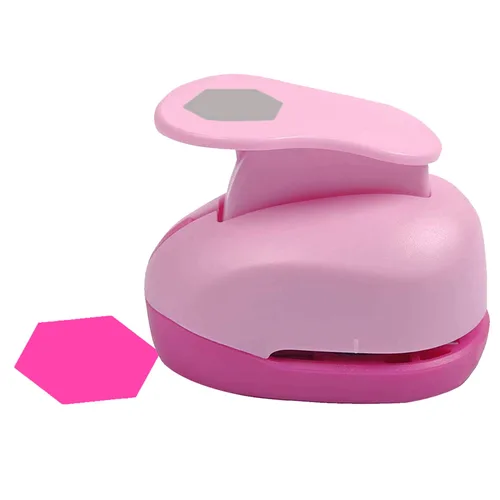 Miniatura 13 de Perforadora Circular de 3 Pulgadas para Manualidades - Perforadora de Papel de Agujero Rosa Extra Grande de 75mm Círculo Redondo para Cartulina