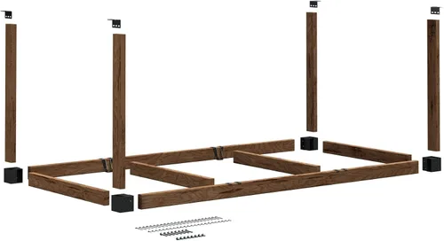 Miniatura 3 de HyLoft HEAVYweight - Kit de almacenamiento de plástico para techo de 48 pulgadas de ancho x 96 pulgadas de profundidad, color gris