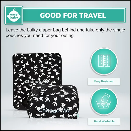 Miniatura 6 de Easy Baby - Pañal, biberón y suministros - Bolsas organizadoras y cambiador - Cambio, alimenta, viste y límpiame (paquete de 8 Brooklyn)