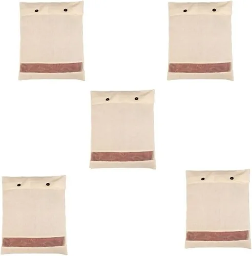 Mayatra's Paquete de 5 bolsas organizadoras de sari – Soporte para ropa de armario – Funda transparente de sari para arreglo de armario ordenado (14