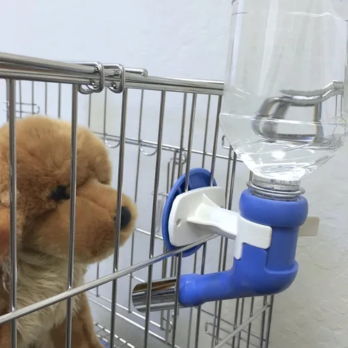 Miniatura 6 de Choco Nose Botella de agua patentada/comedero grande sin goteo solo para perros grandes de más de 50 libras, para jaulas de alambre, jaulas