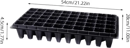 Miniatura 2 de Yardwe Bandejas de germinación de 10 piezas para plantas de jardín de interior, kit de cultivo de plantas