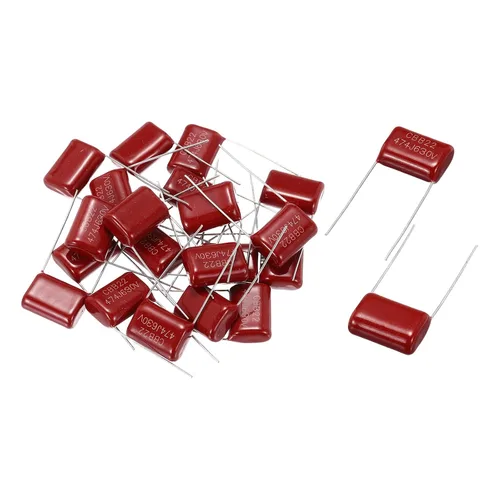 Miniatura 16 de uxcell 120 condensadores de película de polipropileno metalizado CBB22 630V 104J 5% de tolerancia