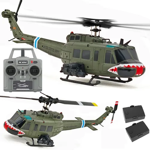 Helicóptero de control remoto UH-1 de 12.402 in para adultos Expert 6CH C032 Mantener la altitud Motor sin escobillas Posicionamiento de flujo