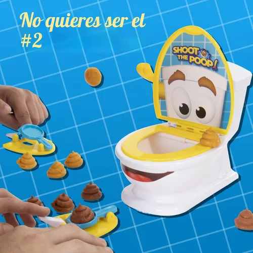 Miniatura 6 de Brybelly Shoot The Poop - El juego original de inodoro parlante para niños y familias - Divertido juego de lanzamiento de caca de acción rápida