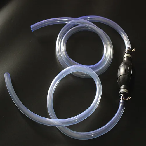 Miniatura 6 de Bomba de manguera de sifón de gasolina, bomba de sifón manual para transferencia de gasolina, bomba de sifón manual para agua, gas, bomba de sifón